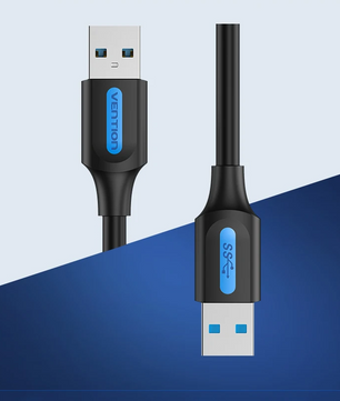 USB 3.0 Kabel Type A Male naar Male – High Speed 5Gbps Data Kabel voor PC, Laptop en Apparaten