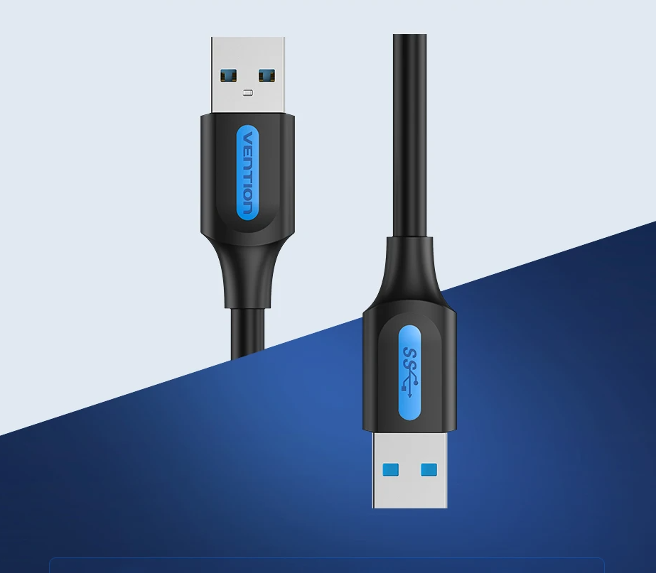 USB 3.0 Kabel Type A Male naar Male – High Speed 5Gbps Data Kabel voor PC, Laptop en Apparaten