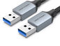 USB 3.0 Kabel Type A Male naar Male – High Speed 5Gbps Data Kabel voor PC, Laptop en Apparaten