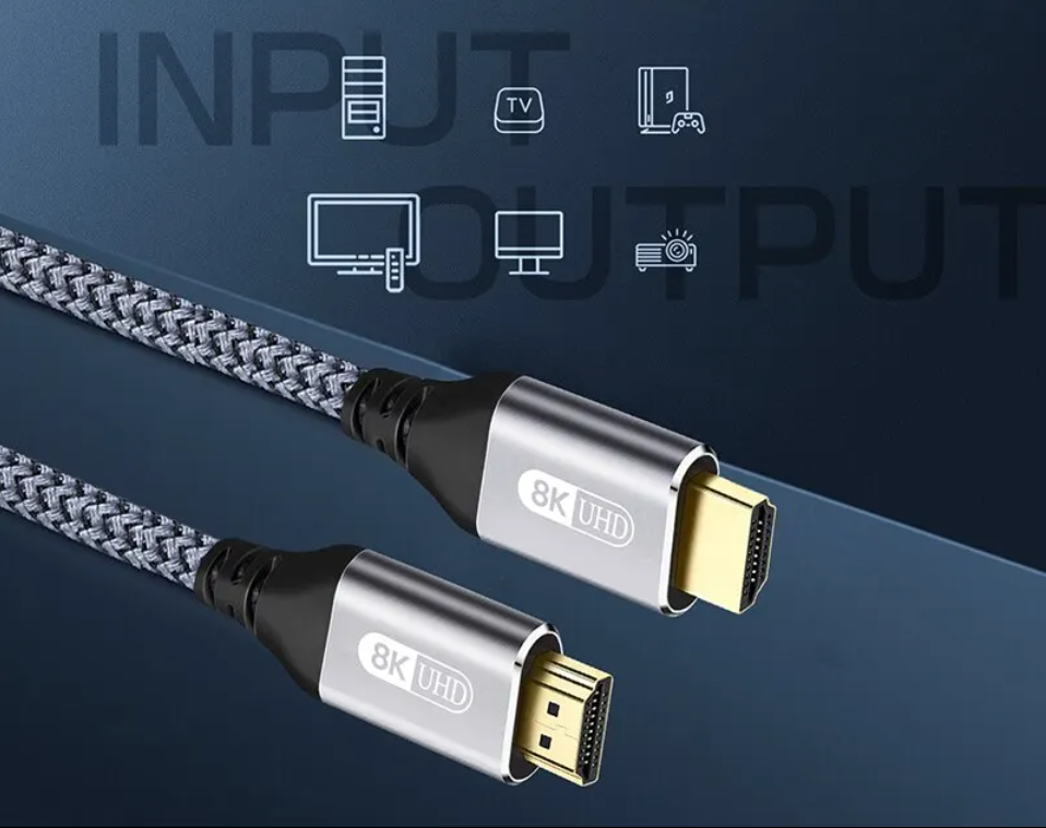 HDMI 2.1 Kabel 8K – Ultra High Speed 48Gbps met 4K 120Hz, HDR en eARC