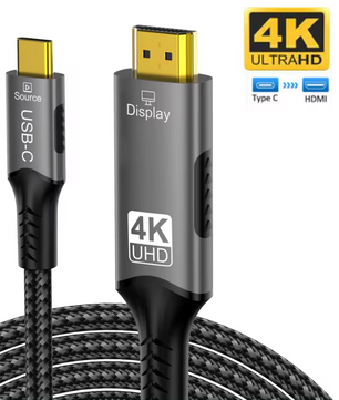 USB-C naar HDMI Kabel 8K – 4K 120Hz Adapter Kabel met HDR en 48Gbps High Speed
