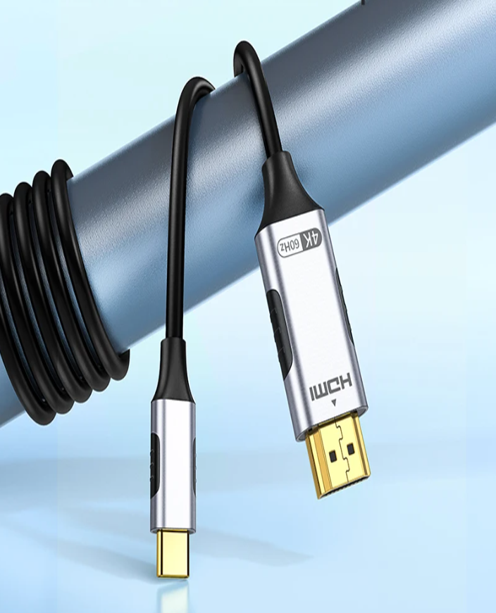 USB-C naar HDMI Kabel 8K – 4K 120Hz Adapter Kabel met HDR en 48Gbps High Speed