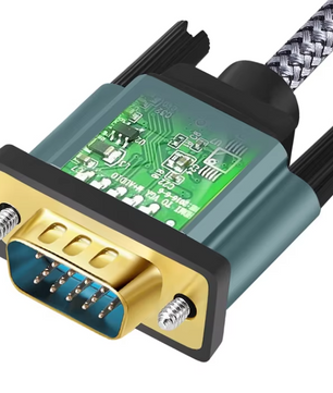 HDMI naar VGA Kabel – Adapterkabel met Aluminium Behuizing en Nylon Gevlochten Design