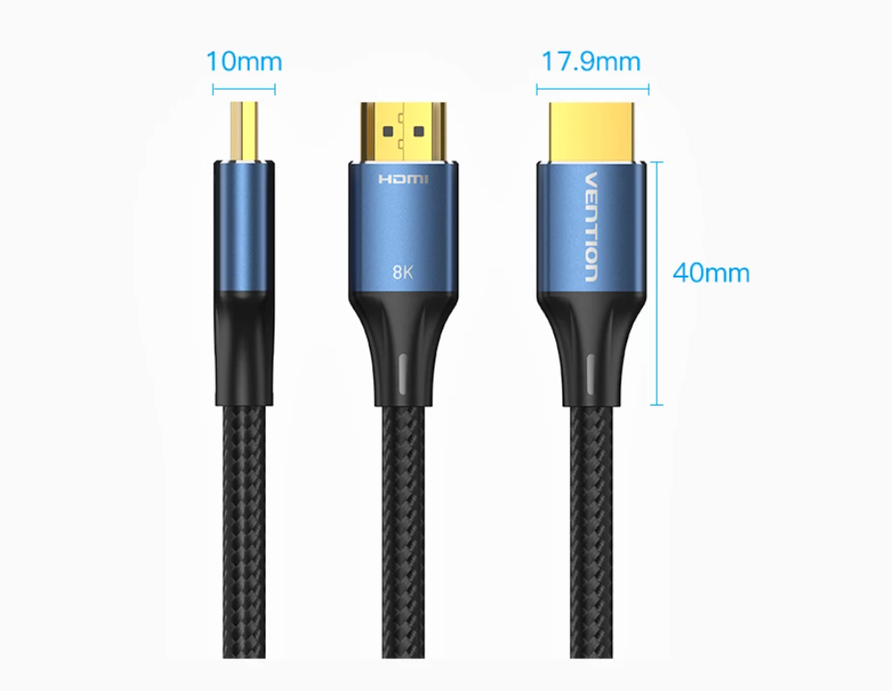 HDMI 2.1 Kabel 8K – Ultra High Speed 48Gbps met 4K 120Hz, HDR en eARC Audio