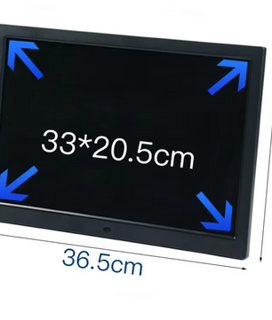 15.4 Inch Digitale Fotolijst – HD Scherm met USB en SD, Video, Muziek en Foto Weergave