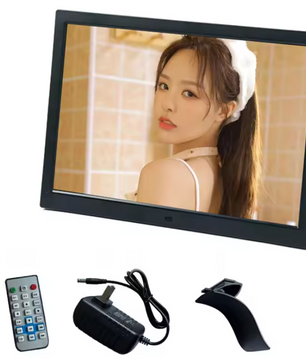 15.4 Inch Digitale Fotolijst – HD Scherm met USB en SD, Video, Muziek en Foto Weergave