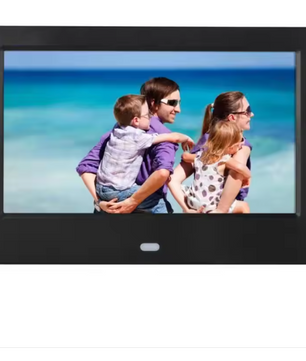7 Inch Digitale Fotolijst – HD Foto Frame met Afstandsbediening, Klok en Kalender