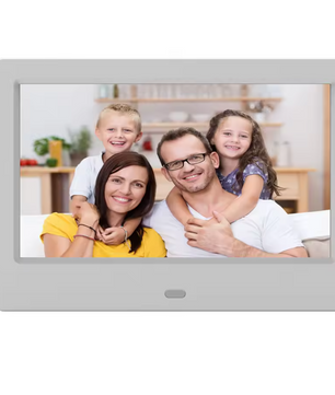 7 Inch Digitale Fotolijst – HD Foto Frame met Afstandsbediening, Klok en Kalender