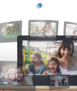 7 Inch Digitale Fotolijst – HD Foto Frame met Afstandsbediening, Klok en Kalender