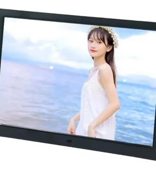 14 Inch Digitale Fotolijst – HD Scherm met USB en SD, Video, Muziek en Kalender