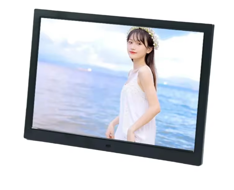 14 Inch Digitale Fotolijst – HD Scherm met USB en SD, Video, Muziek en Kalender