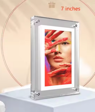 Digitale Fotolijst 5/7 Inch – IPS Scherm met 4GB Geheugen en Oplaadbare Batterij