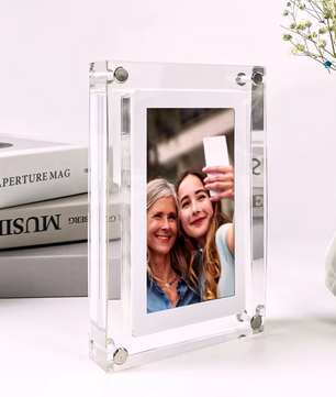 Digitale Fotolijst 5/7 Inch – IPS Scherm met 4GB Geheugen en Oplaadbare Batterij