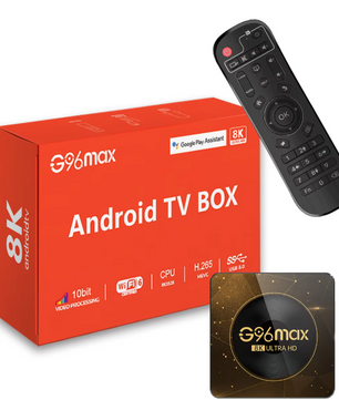 Android TV Box 8K – Smart Media Player met WiFi 6, 4GB RAM en 64GB Opslag