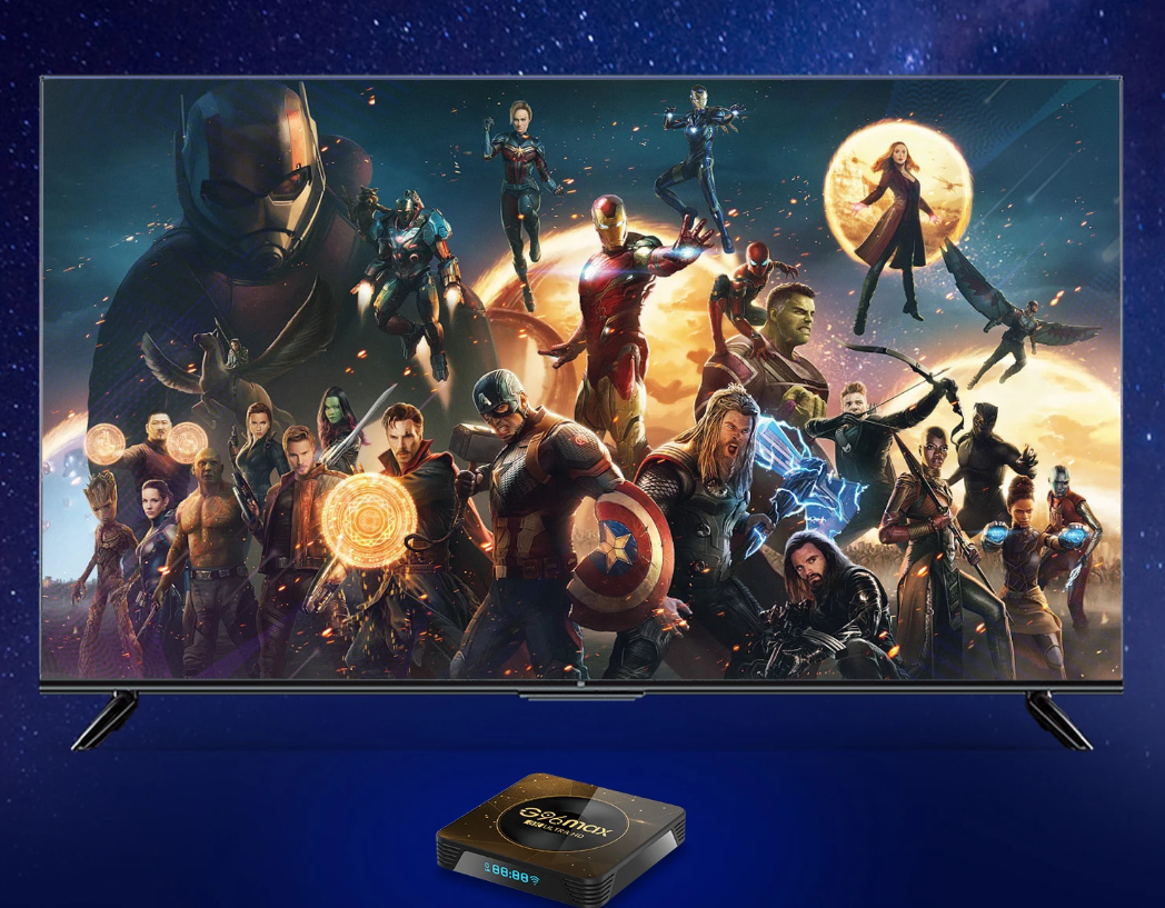 Android TV Box 8K – Smart Media Player met WiFi 6, 4GB RAM en 64GB Opslag