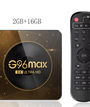 Android TV Box 8K – Smart Media Player met WiFi 6, 4GB RAM en 64GB Opslag