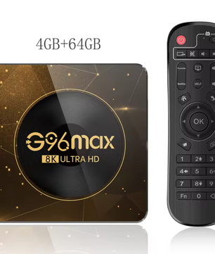 Android TV Box 8K – Smart Media Player met WiFi 6, 4GB RAM en 64GB Opslag