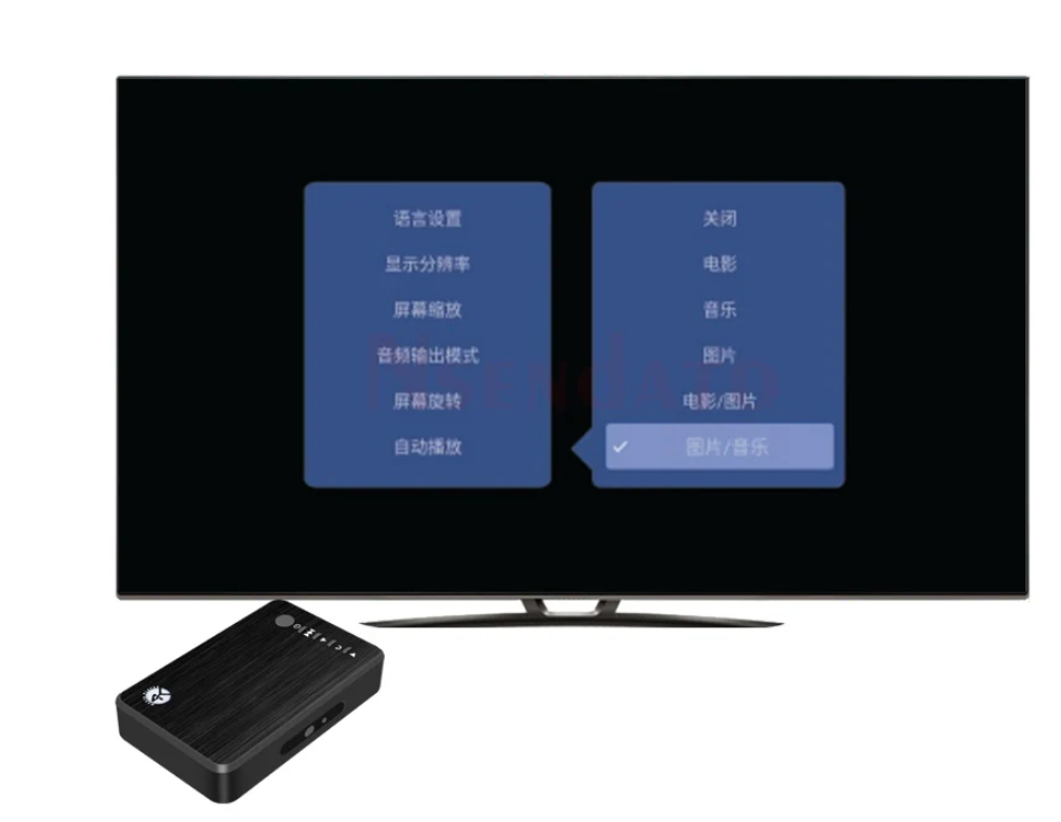 4K Ultra HD Media Player – USB HDMI VGA met H.265 Video Ondersteuning