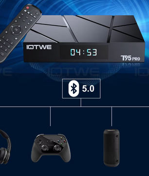 Android TV Box 6K – Smart Media Player met WiFi 6, Bluetooth en Grote Opslag