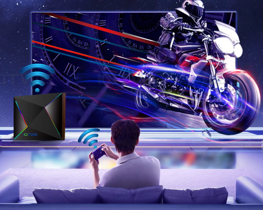 Android TV Box 8K – Smart Media Player met WiFi 6, 4GB RAM en 128GB Opslag