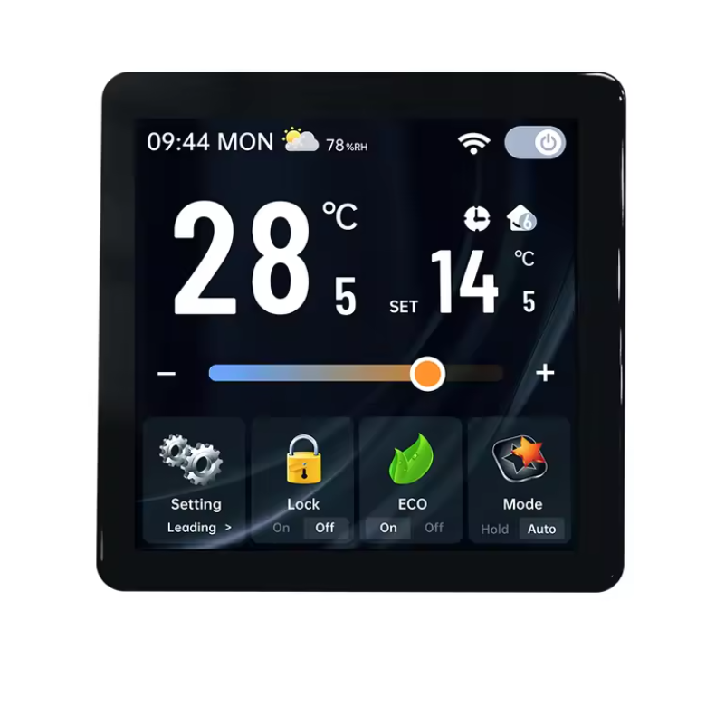Slimme WiFi Thermostaat – Touchscreen Temperatuurregelaar voor Vloerverwarming en CV