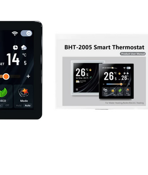 Slimme WiFi Thermostaat – Touchscreen Temperatuurregelaar voor Vloerverwarming en CV
