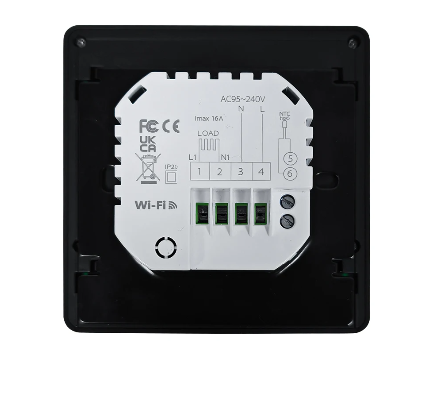 Slimme WiFi Thermostaat – Touchscreen Temperatuurregelaar voor Vloerverwarming en CV