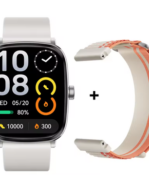 Smartwatch met AMOLED Display – Bluetooth Bellen, Sport en Gezondheid Tracker