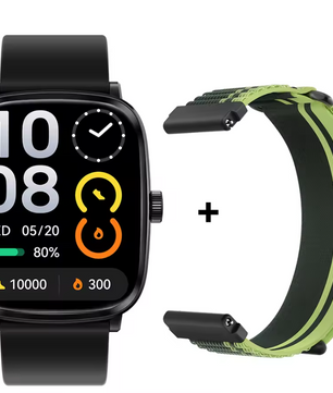 Smartwatch met AMOLED Display – Bluetooth Bellen, Sport en Gezondheid Tracker