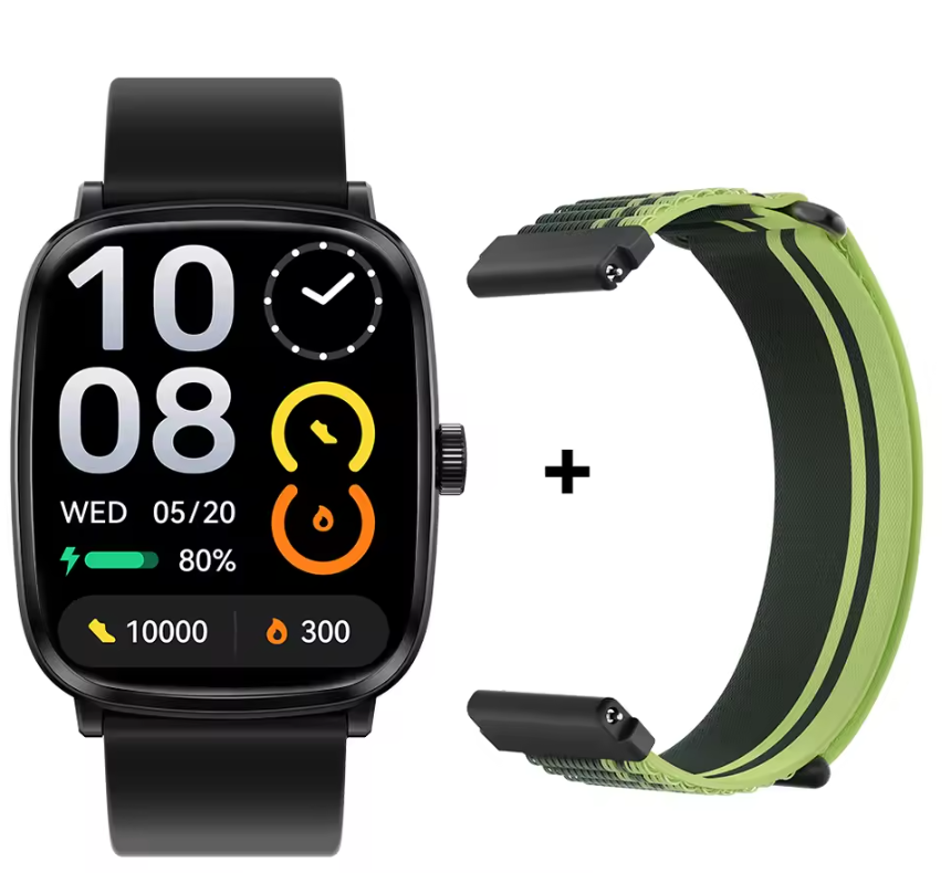 Smartwatch met AMOLED Display – Bluetooth Bellen, Sport en Gezondheid Tracker