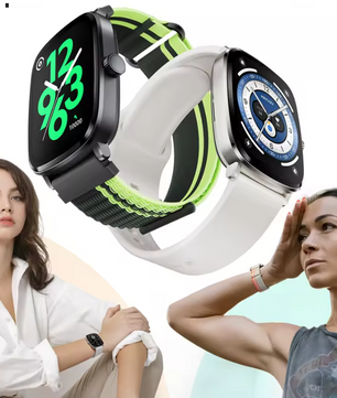 Smartwatch met AMOLED Display – Bluetooth Bellen, Sport en Gezondheid Tracker