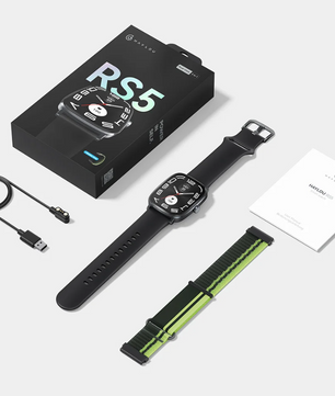 Smartwatch met AMOLED Display – Bluetooth Bellen, Sport en Gezondheid Tracker