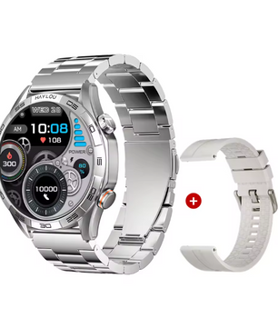 Smartwatch met AMOLED Display – Bluetooth Bellen, 100+ Sportmodi en 24/7 Gezondheidsmonitor