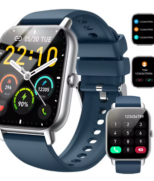 Smartwatch 1.85 Inch – Fitness Tracker met 110+ Sportmodi en Gezondheidsmonitor