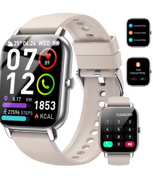 Smartwatch 1.85 Inch – Fitness Tracker met 110+ Sportmodi en Gezondheidsmonitor