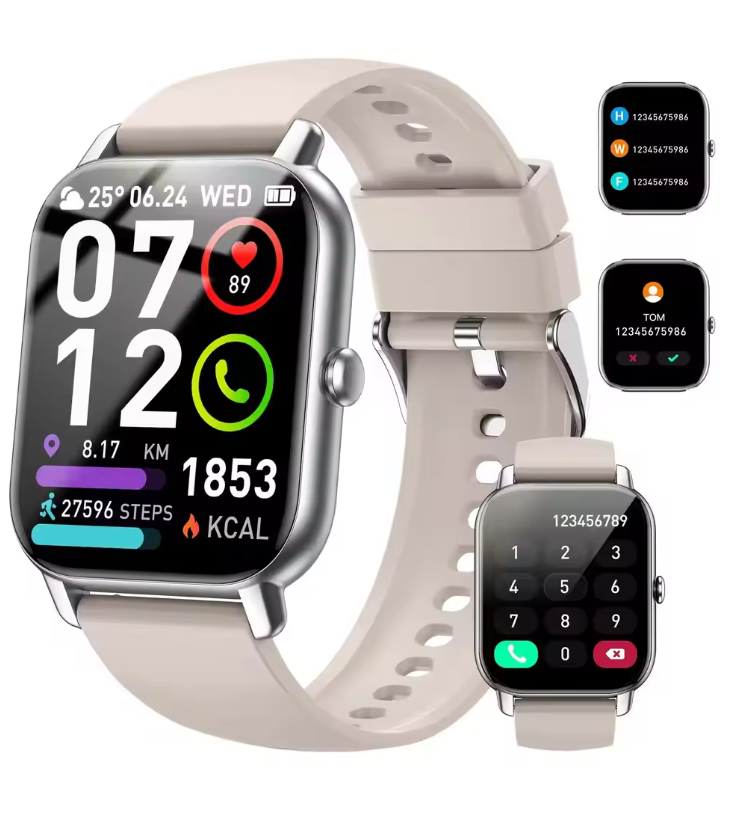 Smartwatch 1.85 Inch – Fitness Tracker met 110+ Sportmodi en Gezondheidsmonitor