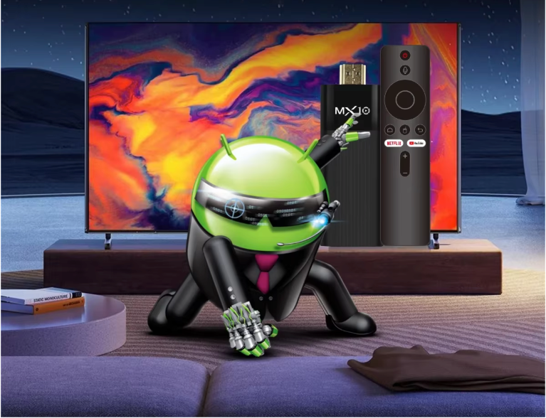 Android TV Stick 4K – Smart TV Box met WiFi en Bluetooth
