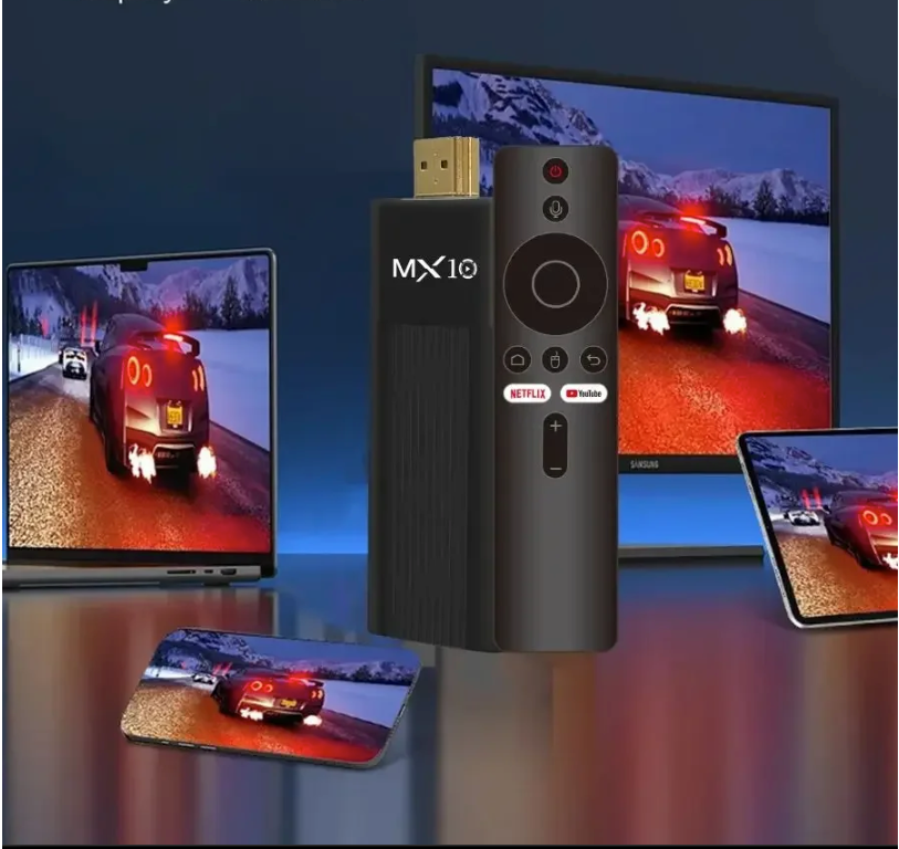 Android TV Stick 4K – Smart TV Box met WiFi en Bluetooth