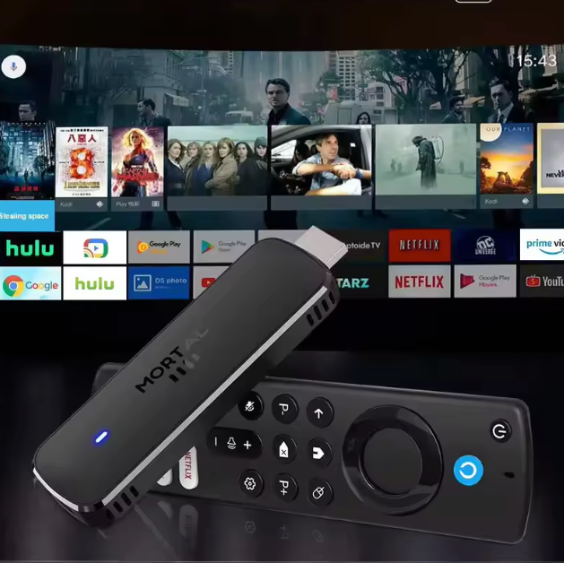 Android TV Stick 4K – WiFi 6 Media Player met Voice Control