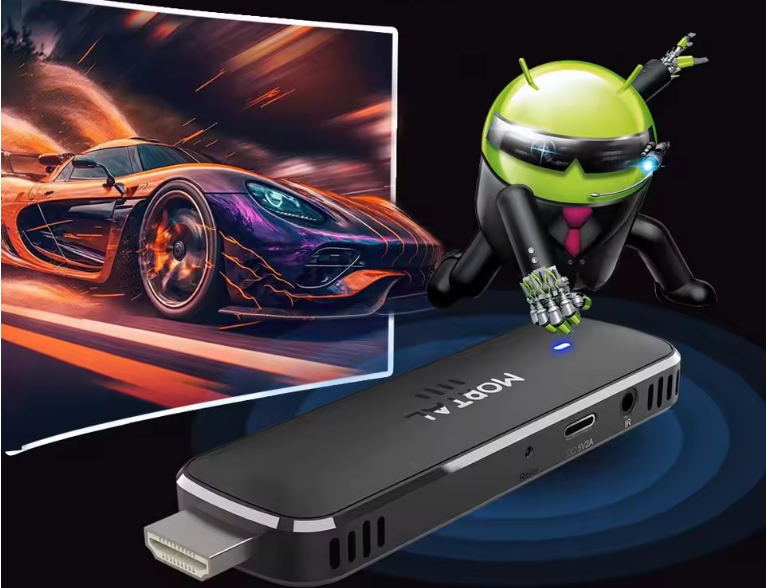 Android TV Stick 4K – WiFi 6 Media Player met Voice Control