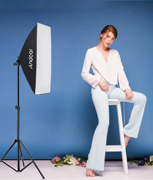 Fotografie Softbox Verlichtingsset – 2x LED Lampen met Statieven en Afstandsbediening