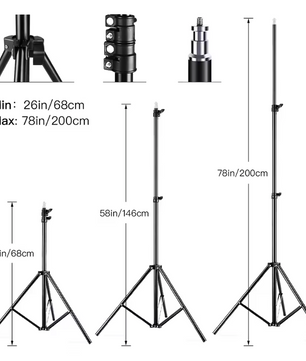 Fotografie Softbox Verlichtingsset – 2x LED 85W met Statieven en Afstandsbediening