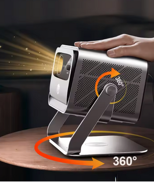 4K Projector met Android TV – Full HD, WiFi 6 en Autofocus met Stand