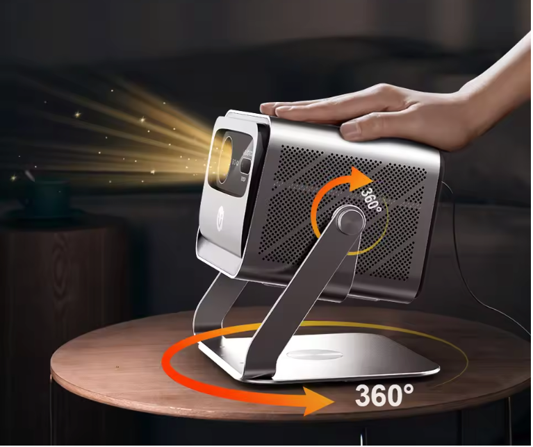 4K Projector met Android TV – Full HD, WiFi 6 en Autofocus met Stand