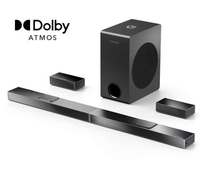 5.1.2 Soundbar met Dolby Atmos – 520W Surround Sound en Bluetooth