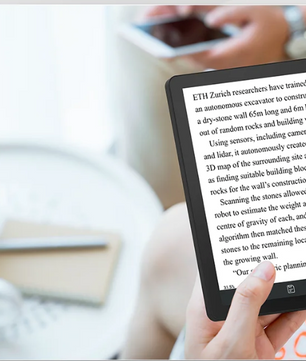 6 Inch E-Reader met Frontlight – 300PPI, 64GB en Android 14