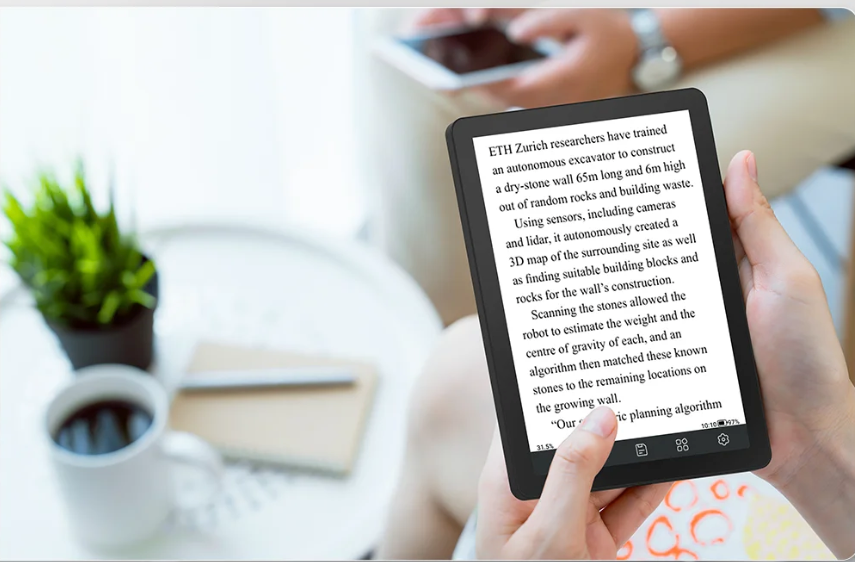 6 Inch E-Reader met Frontlight – 300PPI, 64GB en Android 14