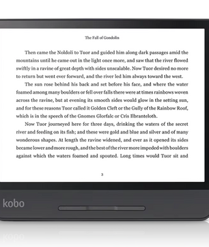 8 Inch E-Reader Waterdicht – 300PPI ComfortLight en Groot Scherm