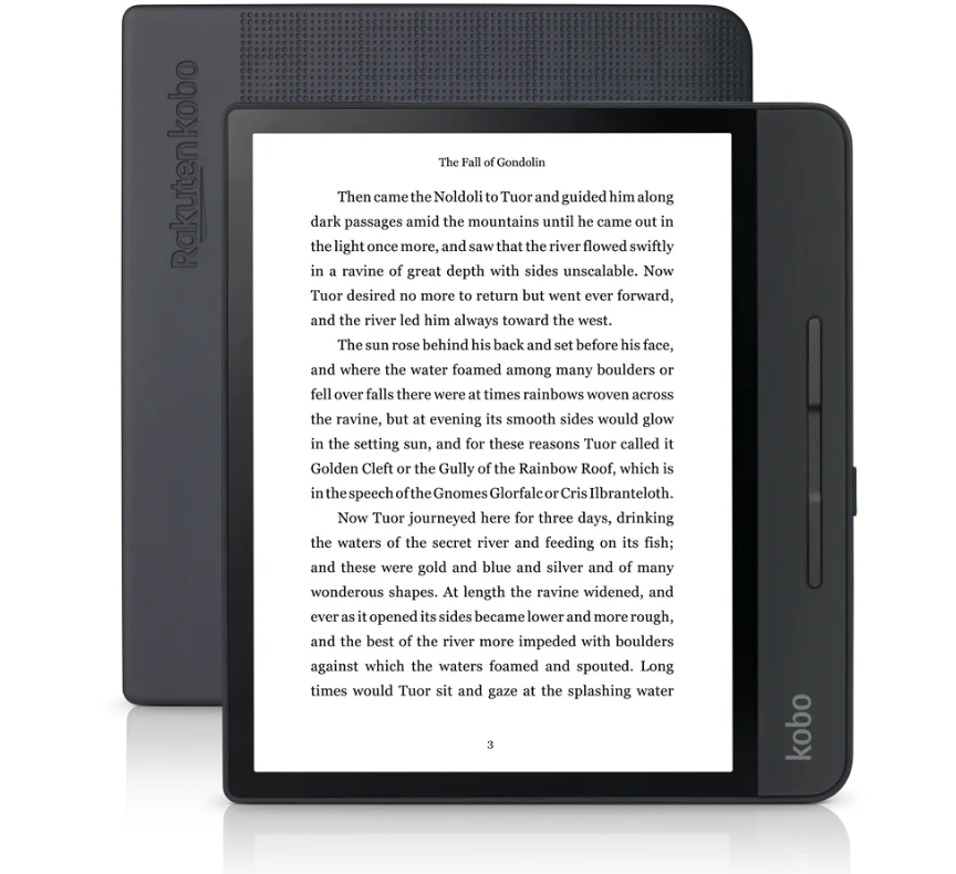 8 Inch E-Reader Waterdicht – 300PPI ComfortLight en Groot Scherm