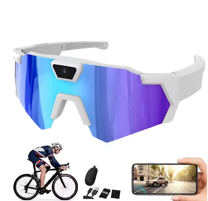 HD Video Camera Bril – Sport Zonnebril met Ingebouwde Recorder